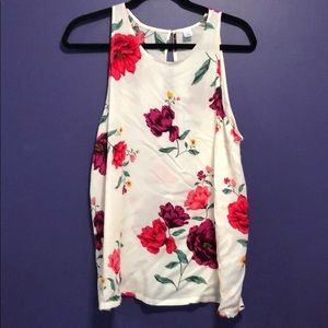 Old Navy Floral Sleeveless Top
